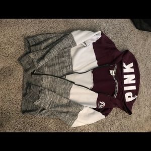 PINK zip hoodie